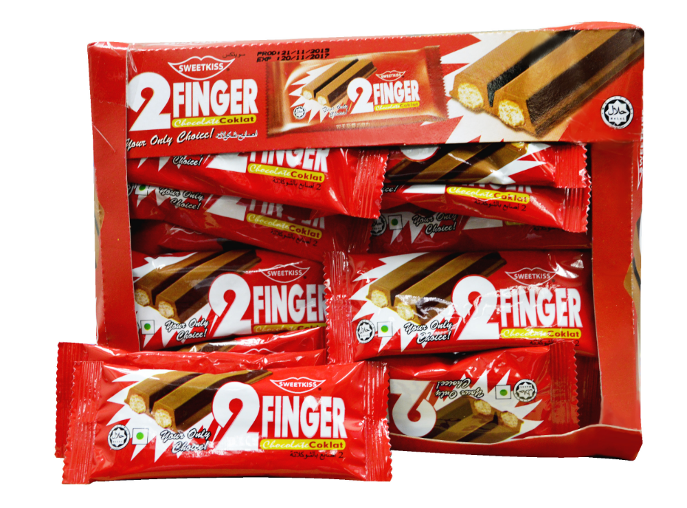Sweetkiss 2 Finger Milk Chocolate Outer