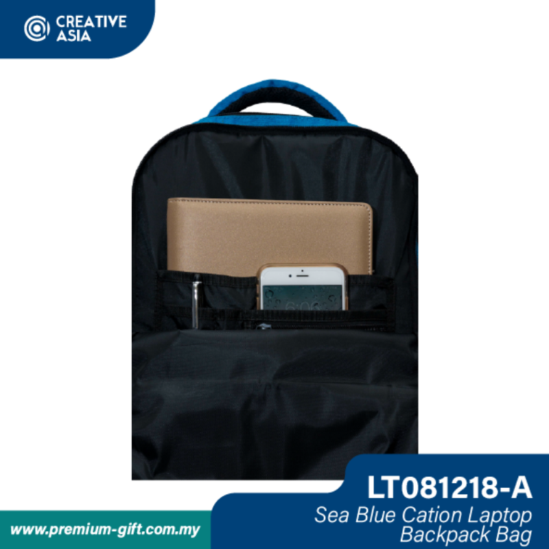 Turquoise Cation Laptop Backpack Bag LT081218-A