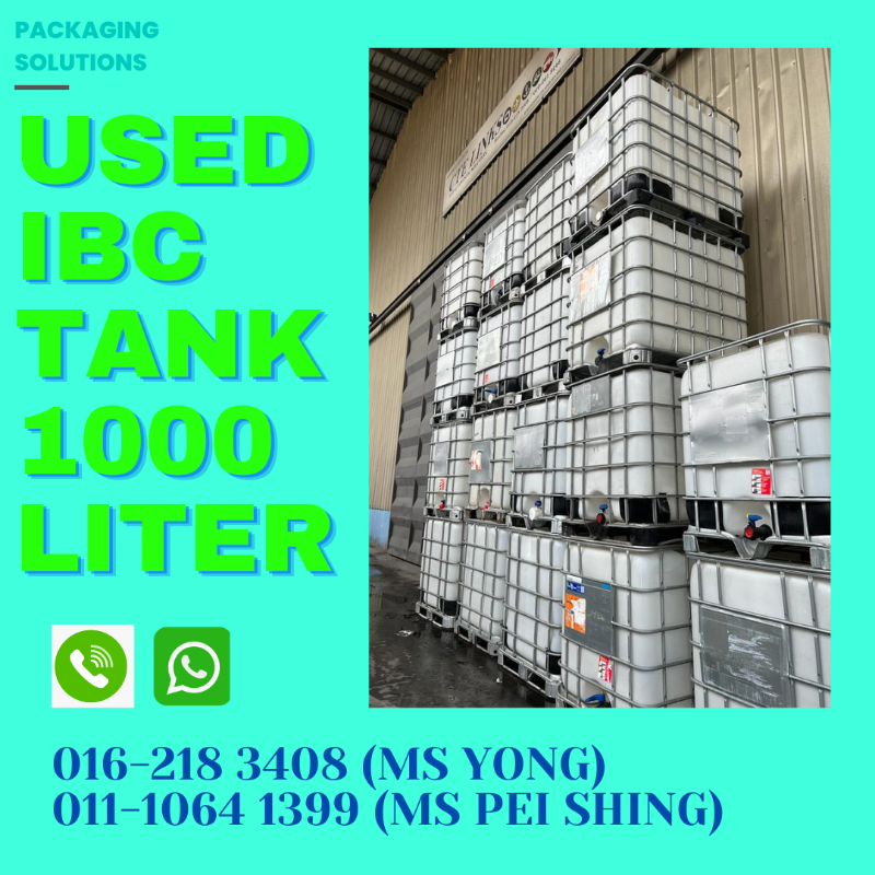 USED ​​IBC TANK 1000L, Selangor, ΜαλαισίαUSED ​​IBC TANK 1000L, Selangor, Μαλαισία  