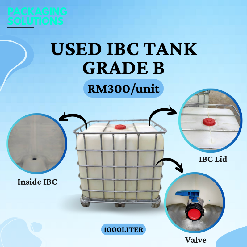 USED IBC TANK GRADE B - 1000L, Selangor, Malaysia - CTE Express | Jumbo ...