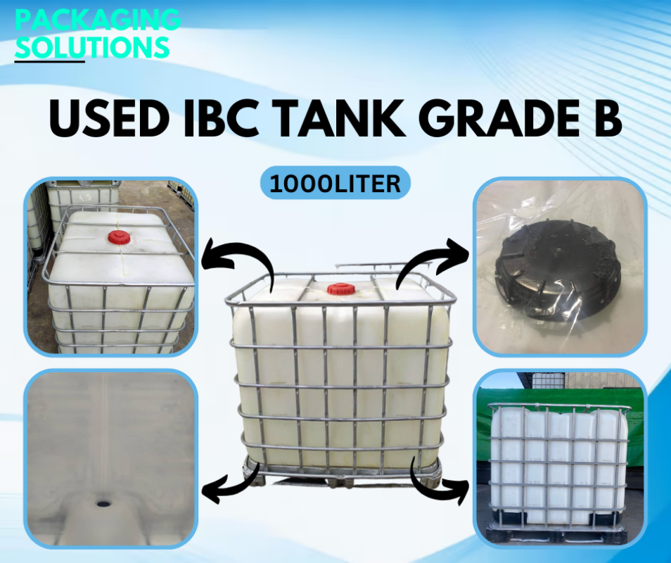 TANGKI IBC bekas GRADE B - 1000L, SelangorTANGKI IBC bekas GRADE B - 1000L, Selangor  