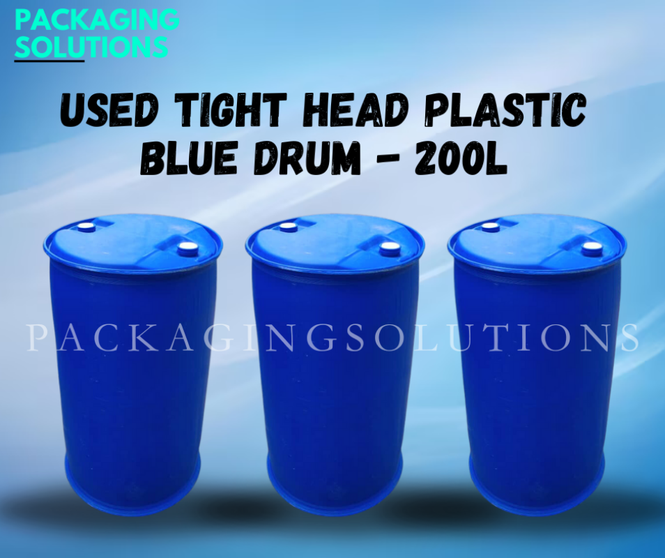 Used Tight Head Plastic Blue Drum 200l Selangor Malaysia Cte Express Jumbo Bag And Ibc 1539