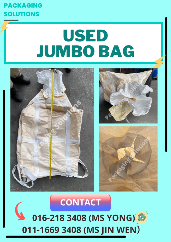 new jumbo bag , used jumbo bag , pp jumbo bags , pp fibc bag , jumbo bag  with inner liner , bulk con - Apr 25, 2023, Malaysia, Selangor, Kuala  Lumpur | Grand Flexible Bags Sdn Bhd
