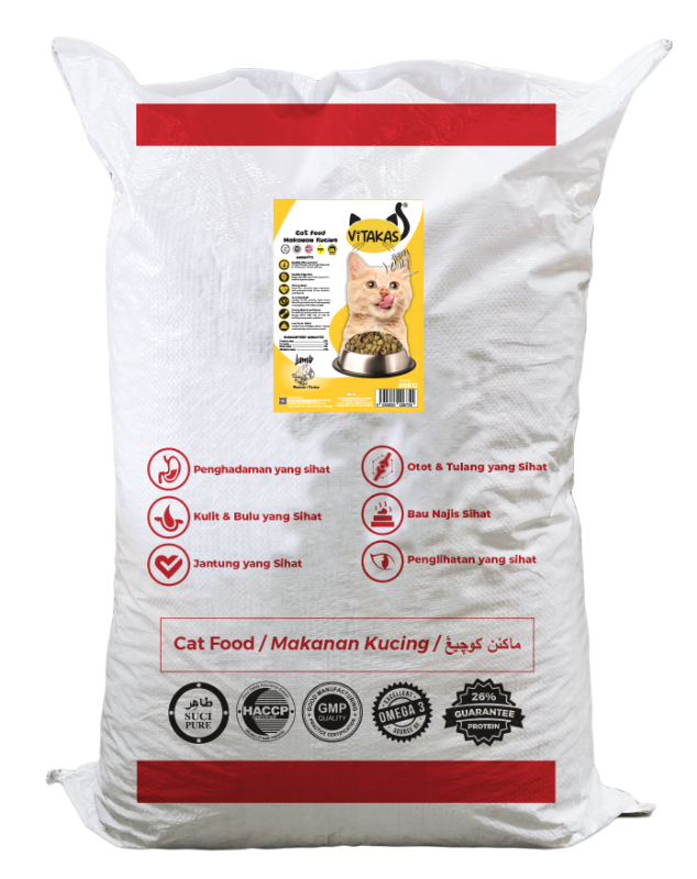Vitakas Dry Cat Food 20kg - Lamb