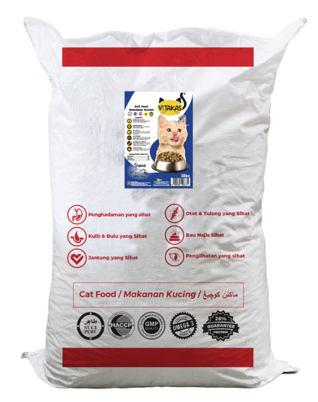 Vitakas Dry Cat Food 20kg - Seafood