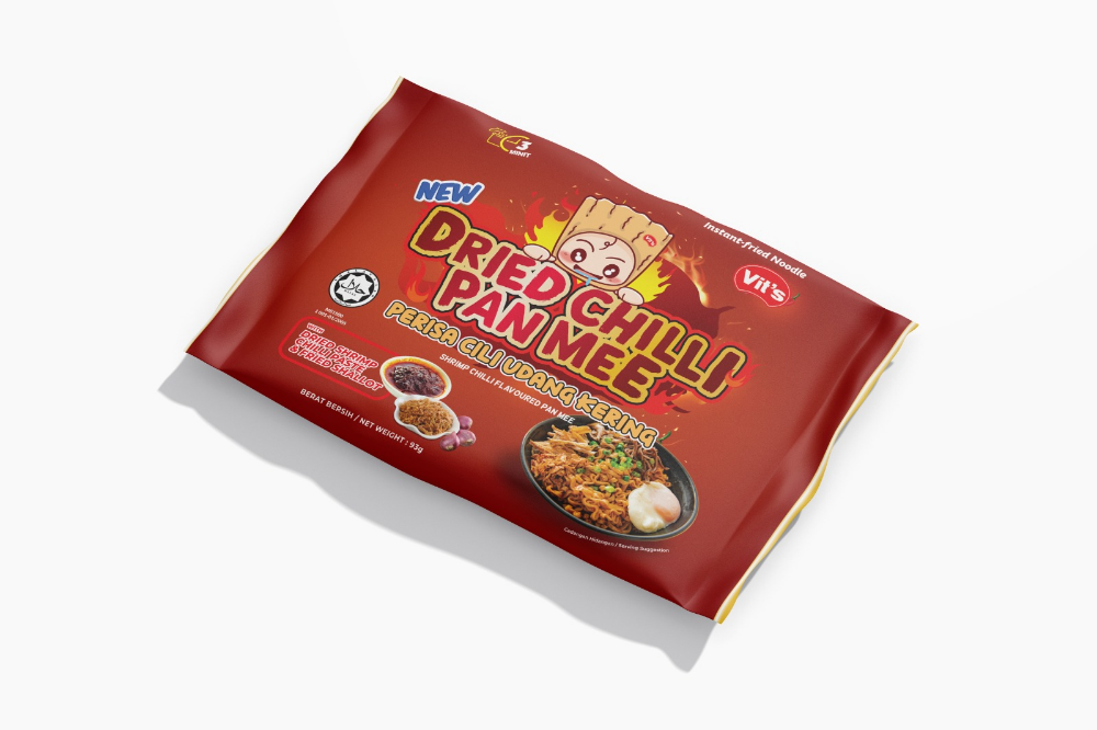 Vit's Dried Chili Pan Mee Perisa Cili Udang Kering