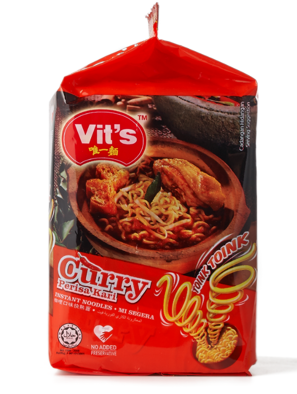 Vit's Instant Noodle Curry Flavour