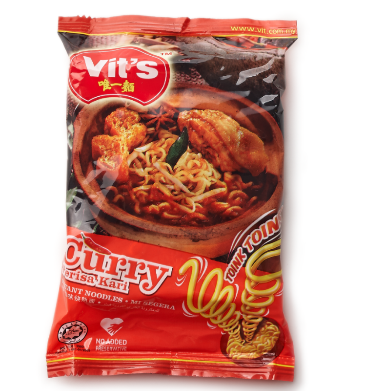 Vit's Instant Noodle Curry Flavour