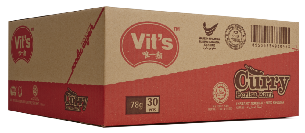 Vit's Instant Noodle Curry Flavour