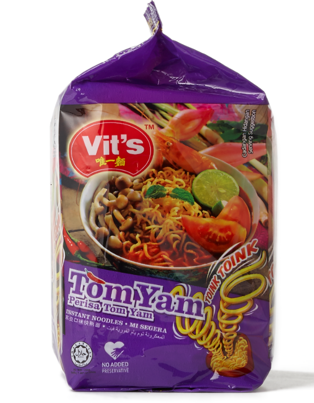 Vit's Tom Yam Instant Noodles