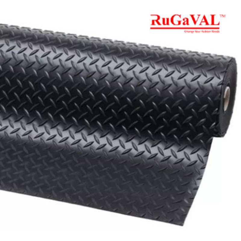 Willow Style Rubber Tiles | Diamond Plate Rubber Tiles | Diamond Plate Garage Flooring | Willow Mat Selangor | Diamond Plate Supplier