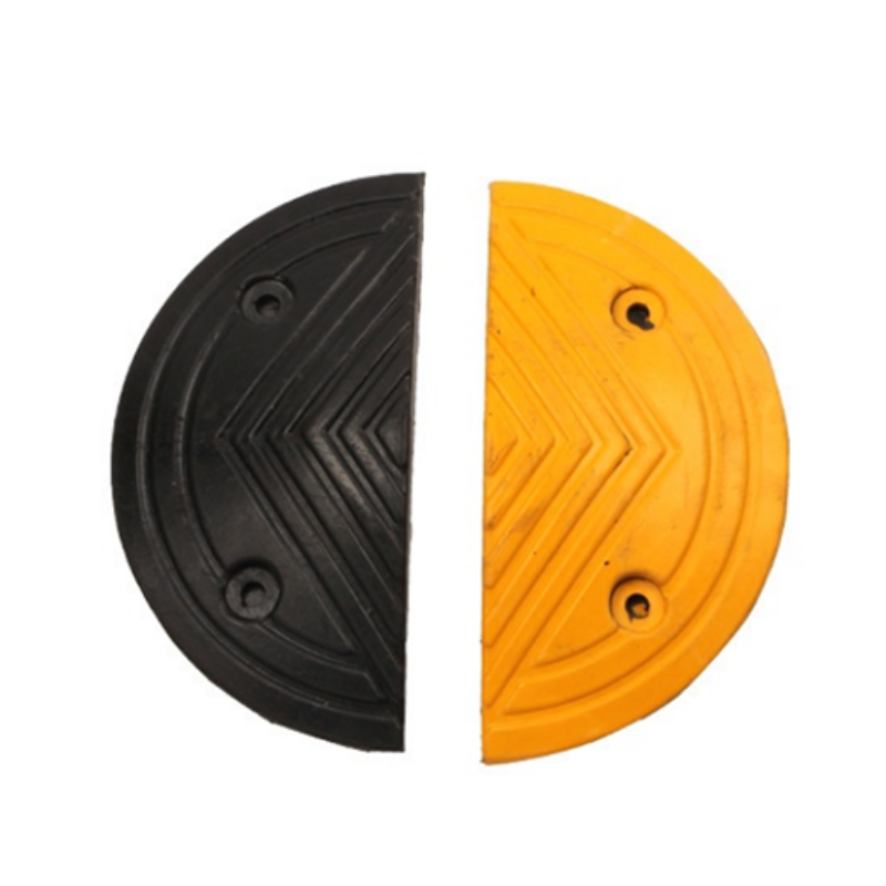 Yellow Black Rubber Road Hump | High Quality Rubber Speed Bump | Bonggol Jalanraya | Vehicle Speed Slow Rubber Humps | Speed Control Hump Supplier Selangor
