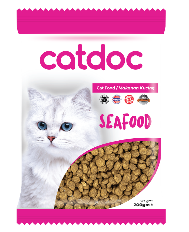 catdoc Dry Cat Food 200gm - Seafood
