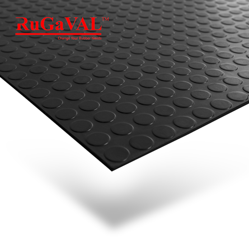 Tips for Cleaning Round Stud Rubber Flooring