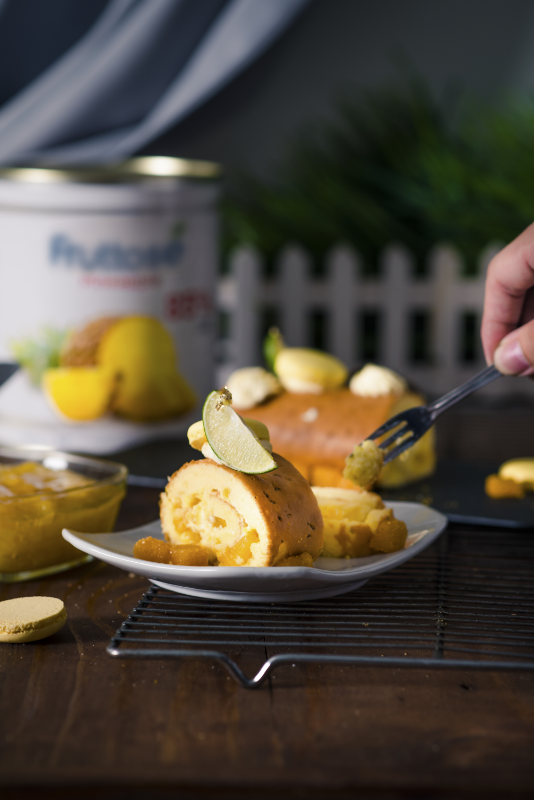 PINEAPPLE SWISS ROLL   菠萝瑞士卷